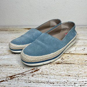 Donald J Pliner Palm Sneaker Blue Suede Size 5.5